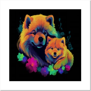 Chow Chow Mothers Day Posters and Art